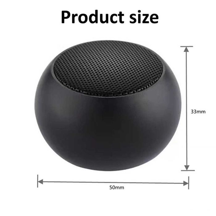 Колонка SUPMANGO MX-1 Flash ультракомпактная Bluetooth, мощный стерео звук 3 Вт, в корпусе с метала