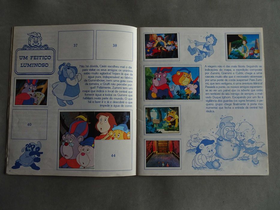 Caderneta de cromos Gummi Bears (tem 164 cromos) Panini Morumbi