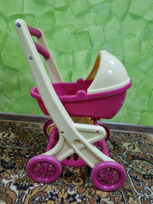 Іграшкова дитяча коляска (візочок) Melobo, Smoby та Doloni. Пупс великий.