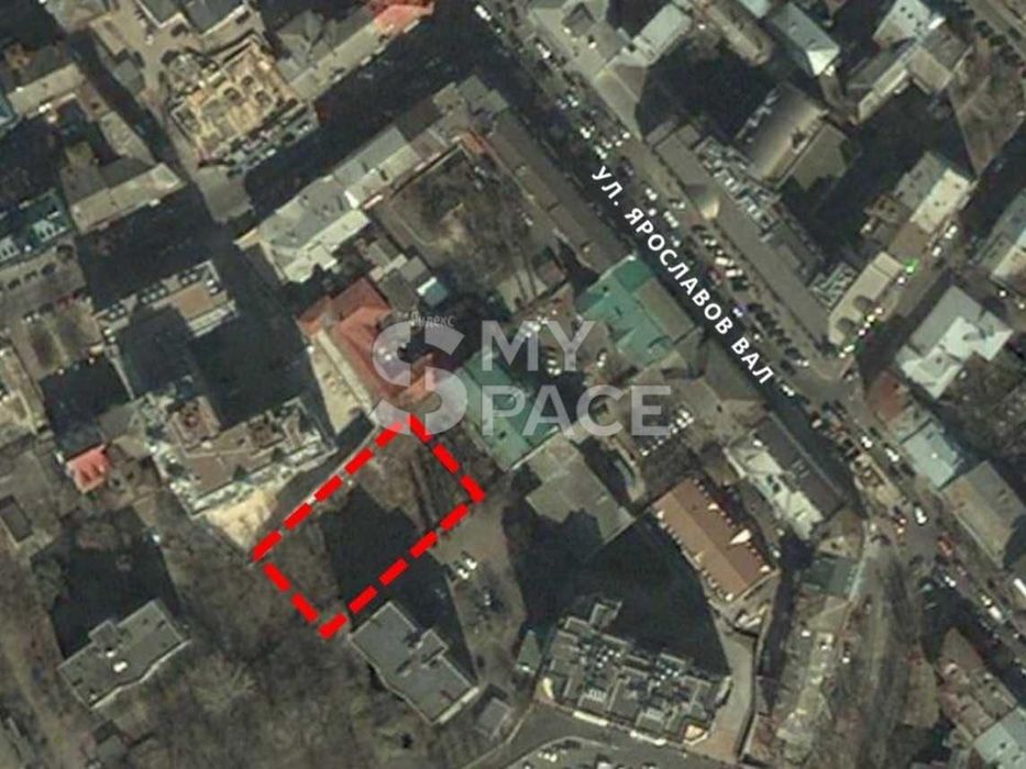 ділянка(15 соток)у власності. Під забудову Ярославів вал 17 Київ Центр