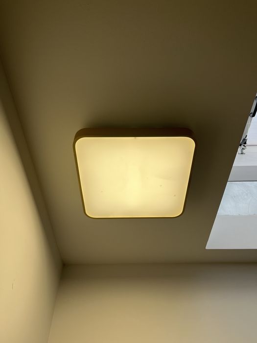 Plafon LED 4000K złoty kwadratowy Sierra Zuma Line