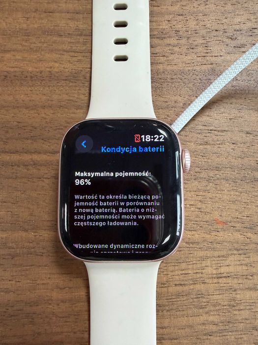 Apple Watch Series 10 GPS - 42 mm z aluminium w kolorze różowego złota