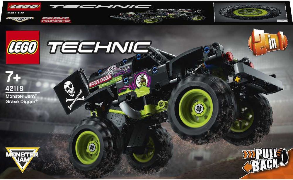 Lego Technic 42118 Monster Jam Grave Digger. В наличии