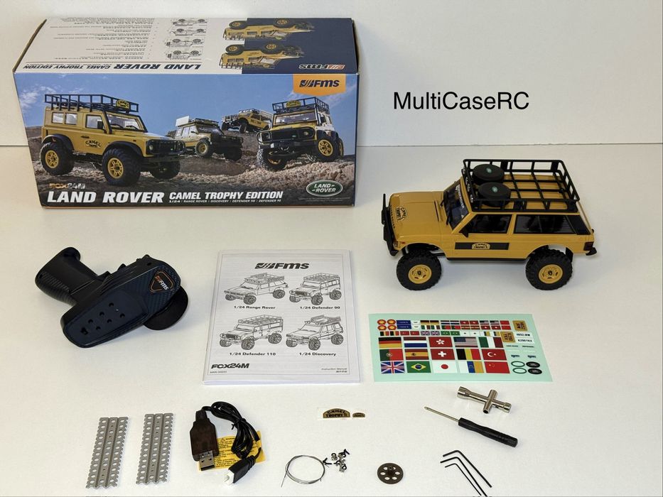 Краулер на радіокеруванні FMS FCX24M Land Rover Range Rover 1/24 RTR