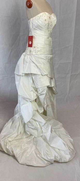 Unikatowa nowa suknia ślubna 40 L Princessa księżniczka ivory hafty