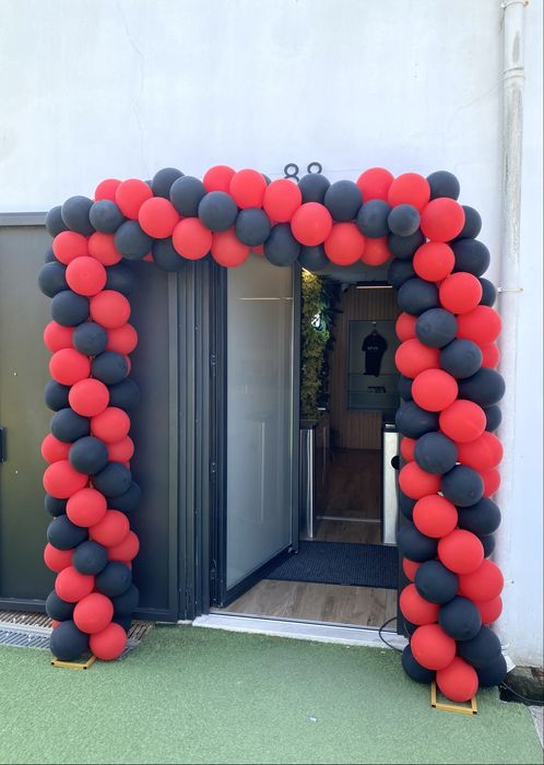 Baloes em arco ou coluna