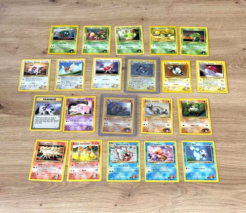 Gym Heroes Cartas Originais Pokémon TCG WOTC - ING
