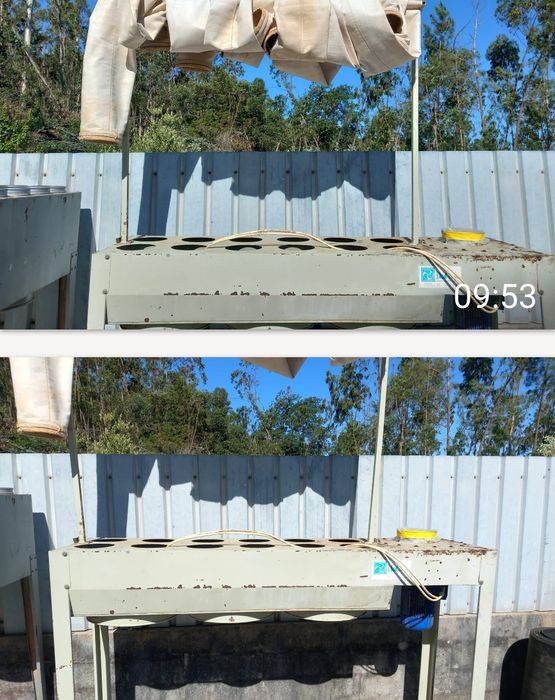 Aspiração com motor de 7,5cv