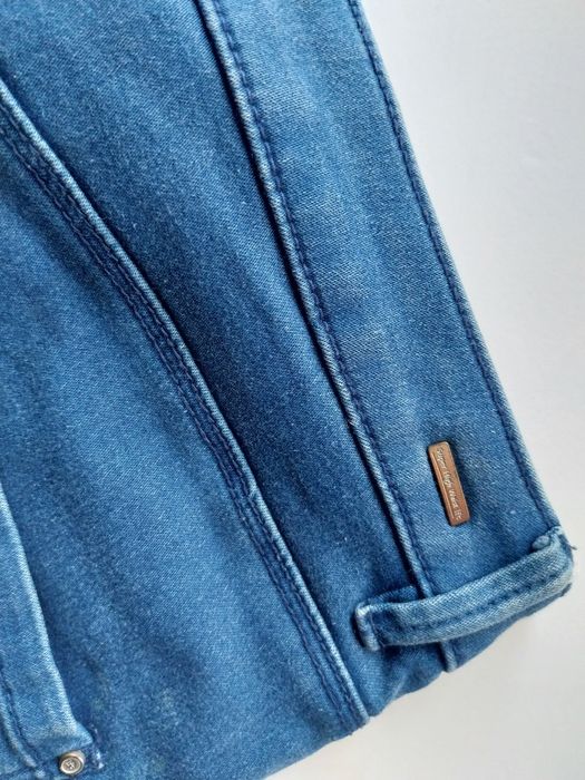 Lefties calças jeans azuis cintura subida super high waist nr.° 44