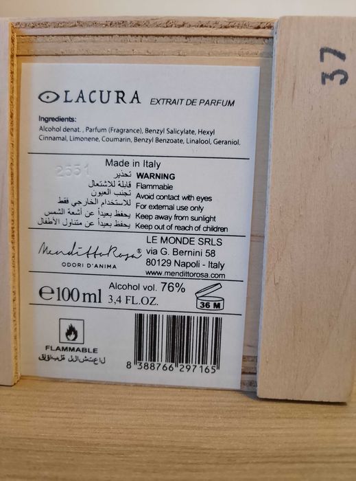Lacura Mendittorosa EDP - nisza