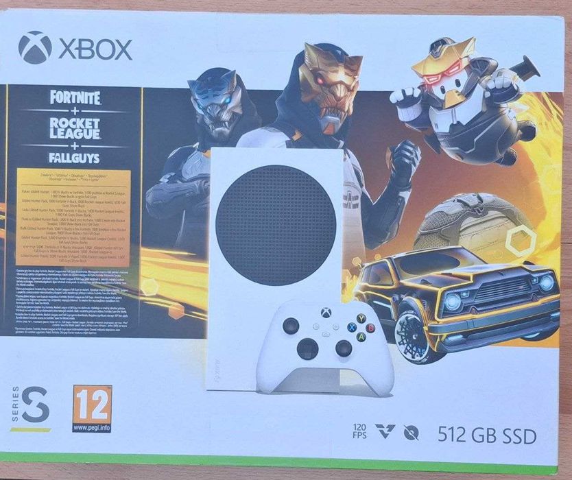 Microsoft Xbox Series S 512 GB  + Rocket League + FallGuys+ДОК СТАНЦІЯ