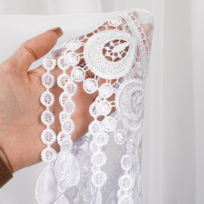 Gotowa firana 115x300 gipiura 20 cm