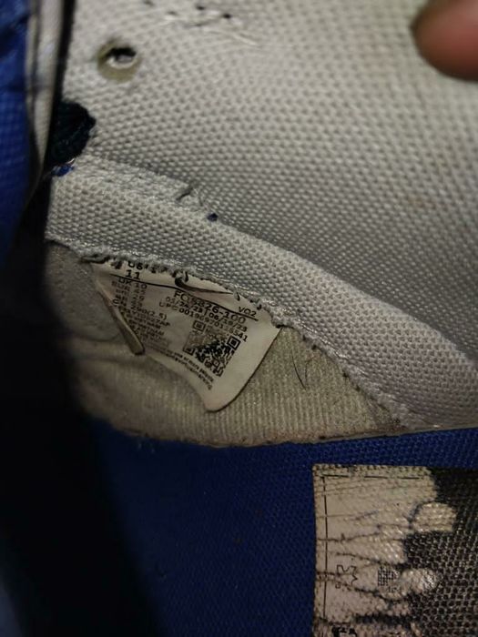 Tênis Nike dunk azul e branco