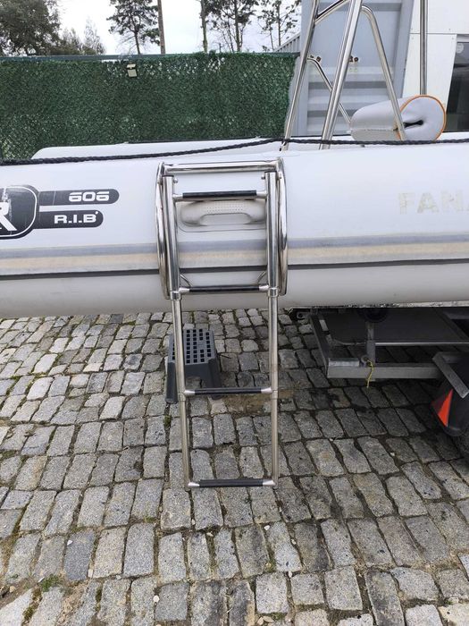 Semi rigido sealver waveboat rib606 para mota de agua