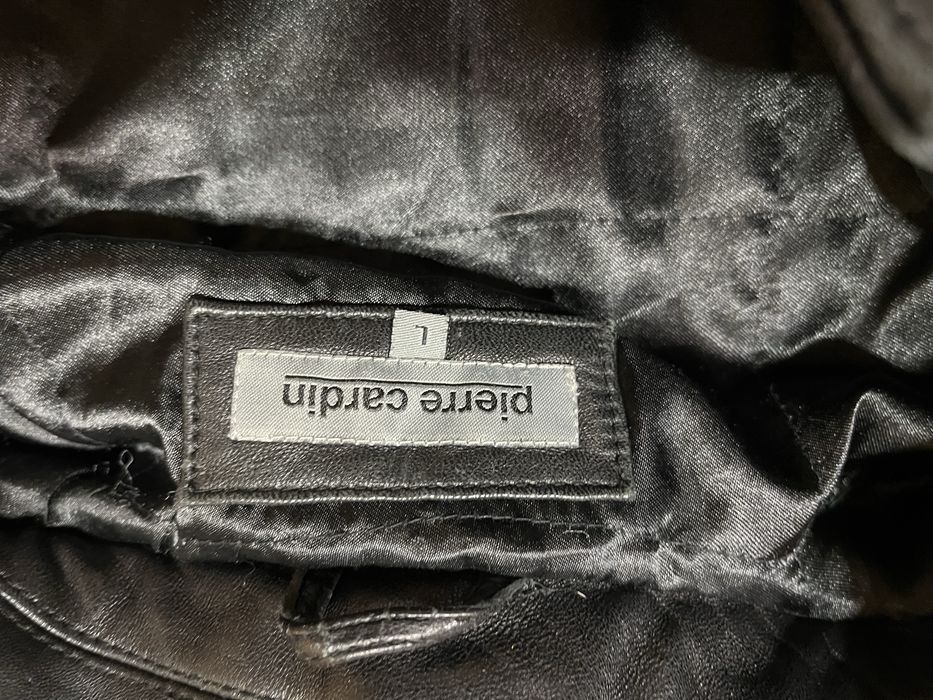 Sobretudo em pele Pierre Cardin L