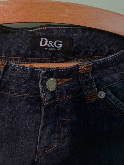 прямі джинси на низькій  посадції від Dolce &Gabbana