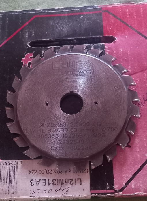 Диск пили основний для обробки ДСП та МДФ. Діаметр 300 мм - 120 мм,