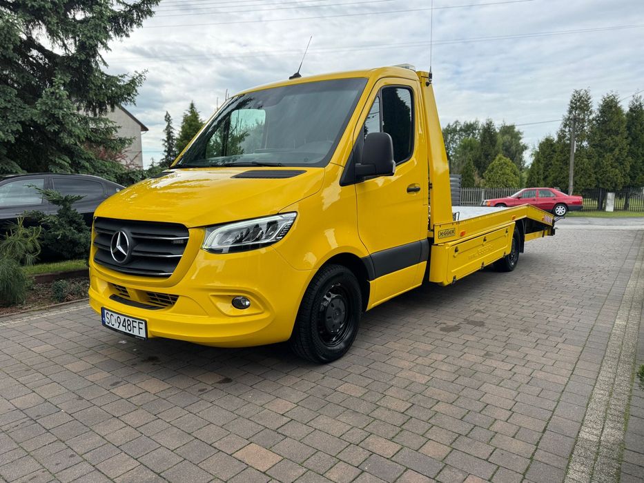 Autolaweta wynajem wypożyczalnia Mercedes sprinter hak 3500kg