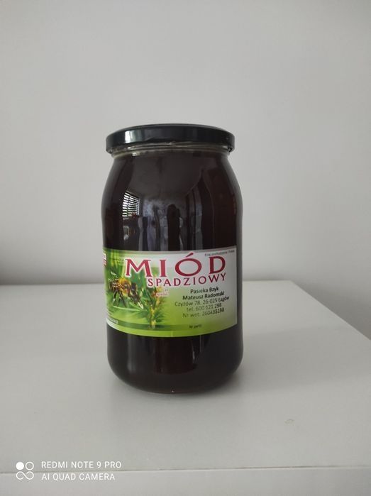 Sprzedam miód spadziowy, spadź iglasta