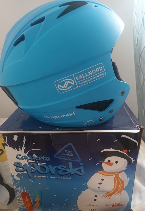 Capacete azul sportski snowboard