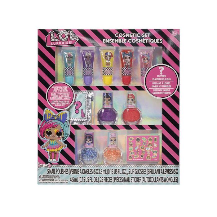 Набір дитячої косметики Townley Girl  LOL Surprise (ЛОЛ Сюрприз) лак, блиск, 11 предметів