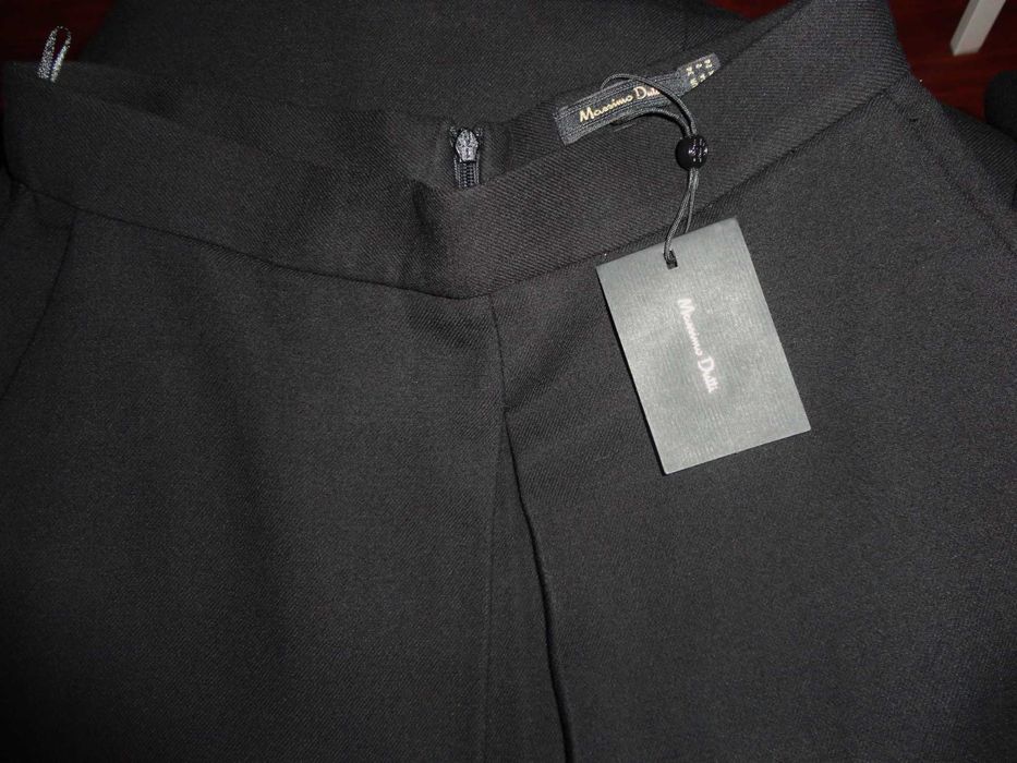 Saia preta Massimo Dutti