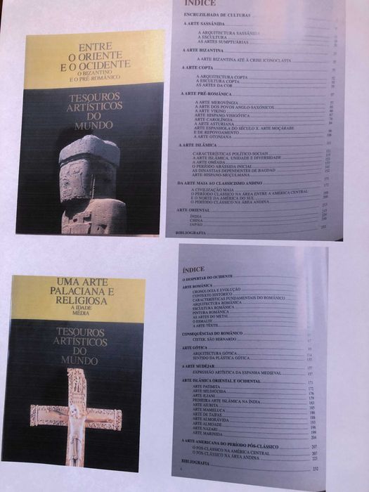 Completa História da Arte - Tesouros artísticos do mundo - 12 volumes