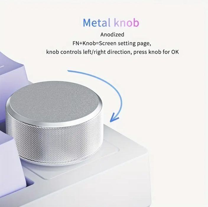 Ajazz AK 820 Gray-White-Yellow / Moon Yellow Switches