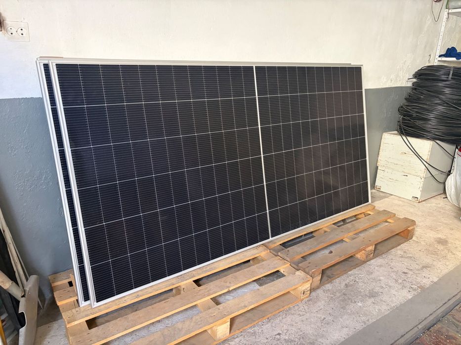 Нові сонячні панелі JA Solar 590W Bifacial JAM72D40-590/MB (6 шт.)