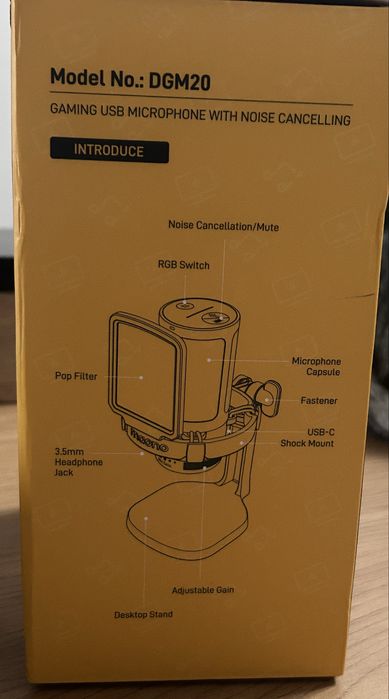 Mikrofon gamingowy Maono DGM20 nowy