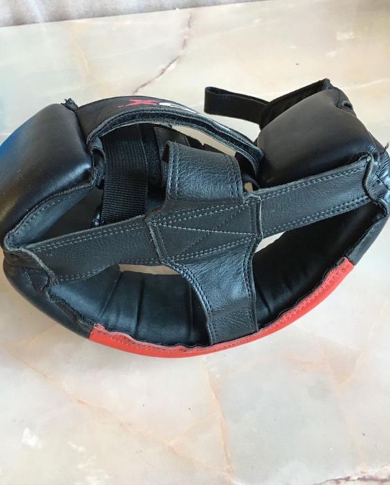 Шлем RDX фирменный натуральная кожа размер универсальный бокс