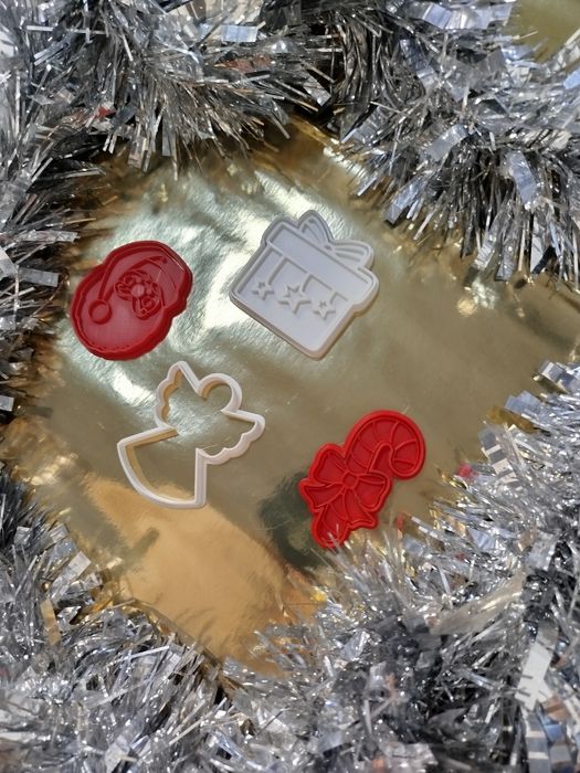 Conjunto cortadores de bolachas/biscoitos Natal - novos