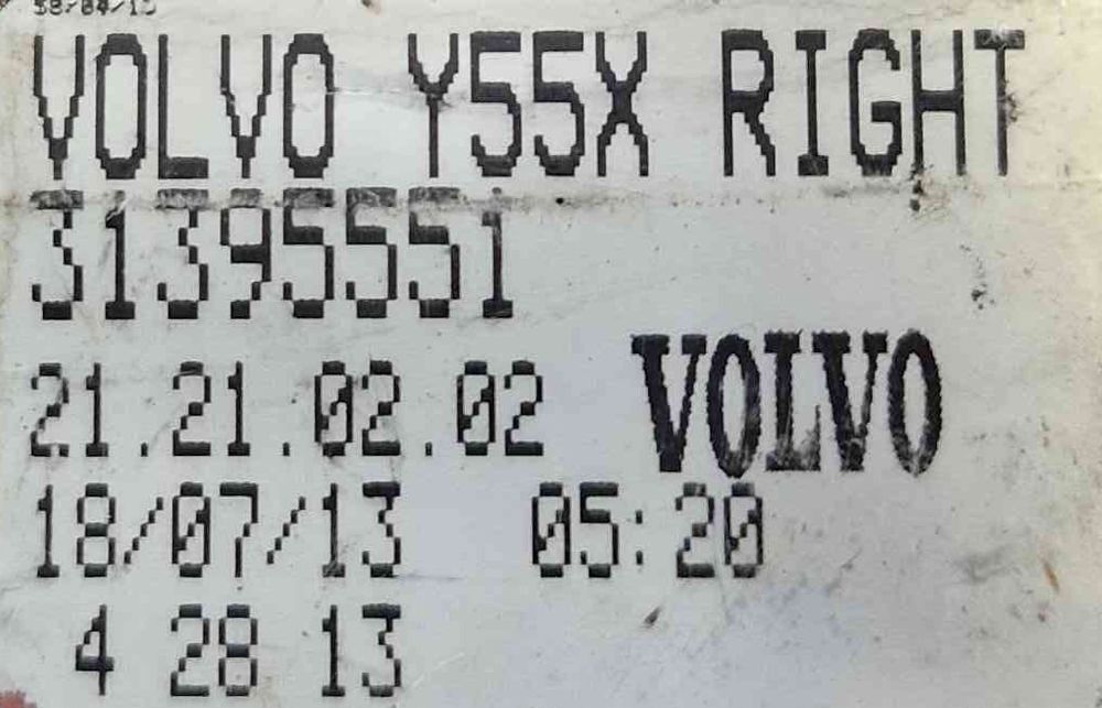 Farolim Nevoeiro Trás Direito 31395551 - VOLVO V40 Hatchback
