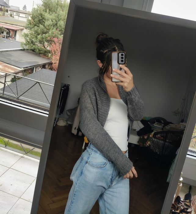 Sweter moherowy moher swetaer wełniany sweter H&M