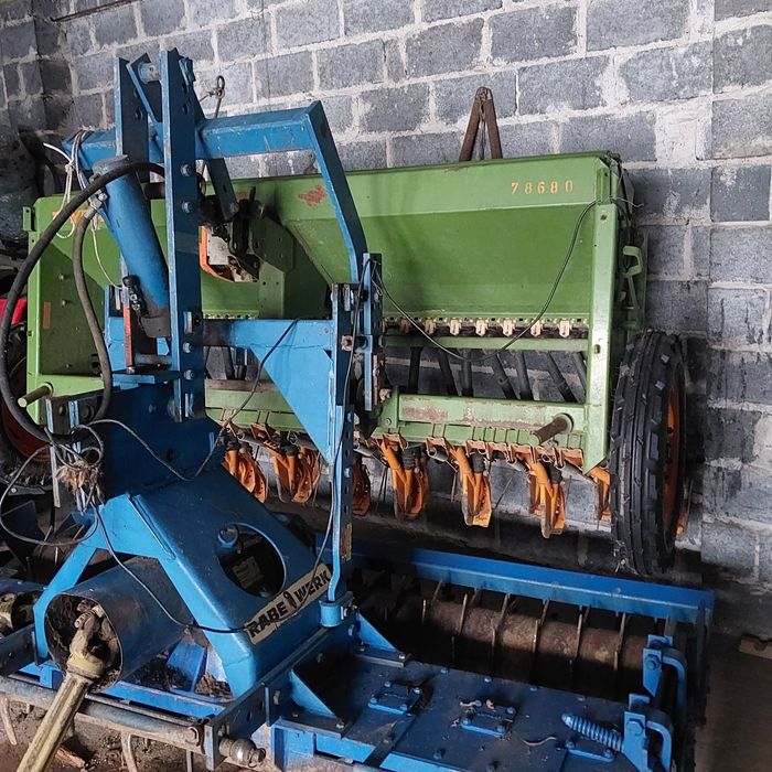 Zestaw uprawowo siewny 2,5m  amazone D7 rabewerk