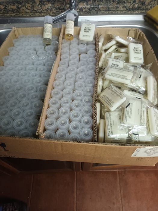 Amenities shampoo sabonete e gel