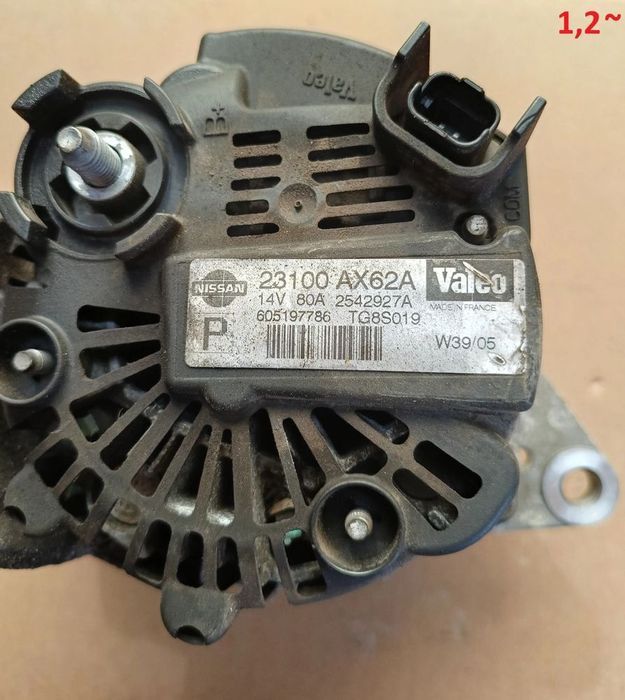 Micra K12 alternator 1,2 16V benzyna Nissan