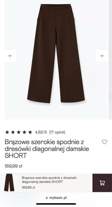 Mybasic spodnie, rozmiar m