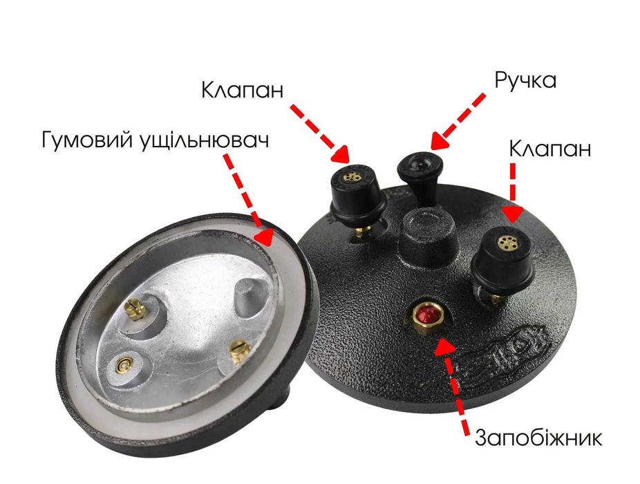 Акція! Казан туристичний чавунний азія кришка-сковородка афганський