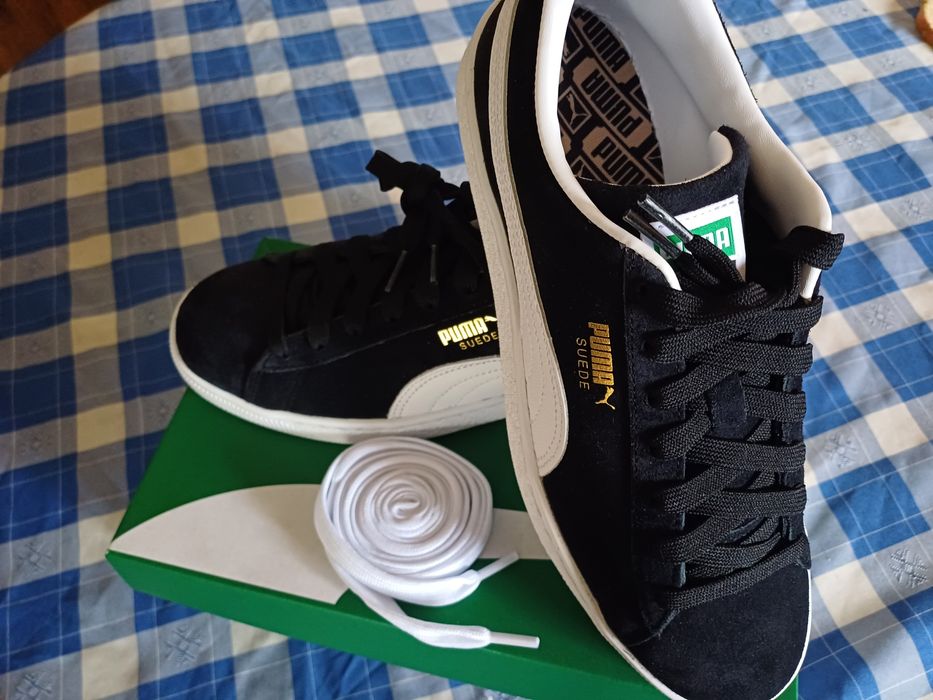 Sapatilhas puma de camurça