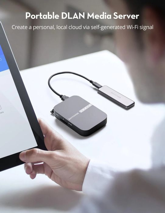 Бездротовий модем - роутер WI-FI (Wi-Pod Max) з опцією Power Bank