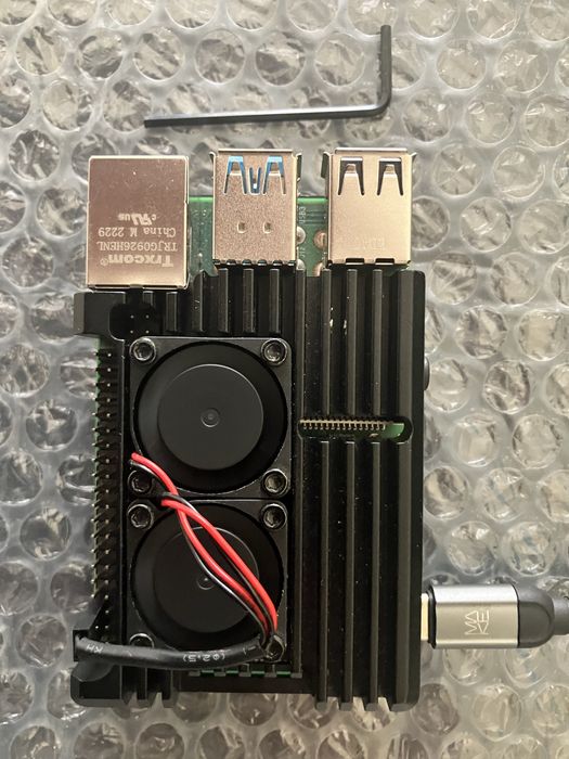 Raspberry Pi 4 Model B 4GB + Активне охолодження / Комплект / Ідеальний
