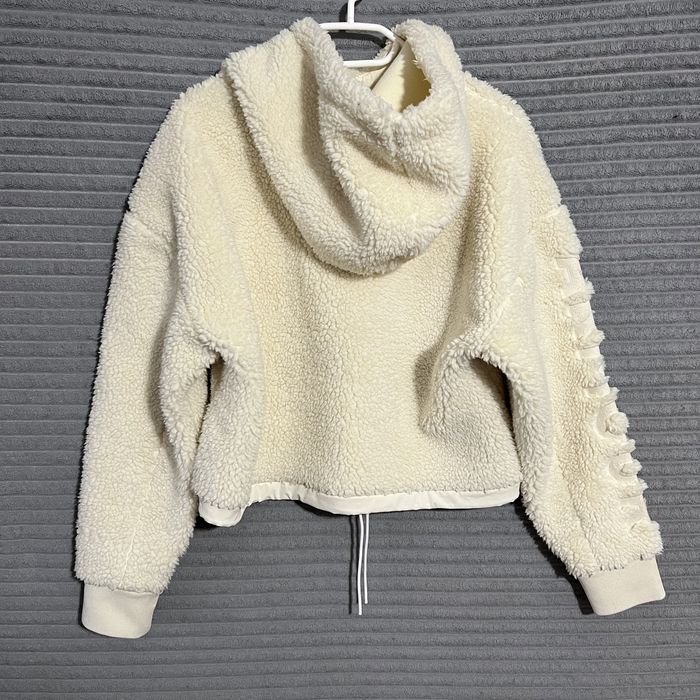 Оригінальний Худі  Under Armour Off White Sherpa Crop Fleece Розмір М