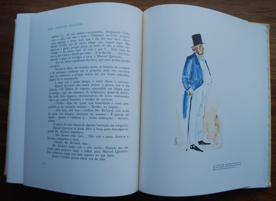 Uma Familia Inglesa de Júlio Dinis (1ª Edição Ano 1972)