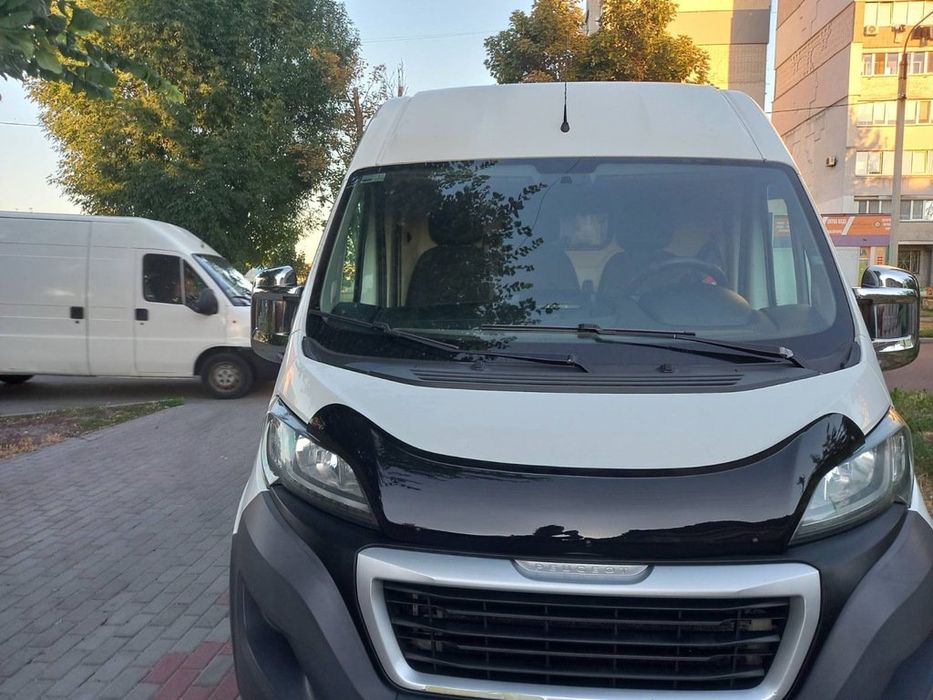Peugeot Boxer 2006-2025 рр. Дефлектор капота 2014+ (EuroCap)