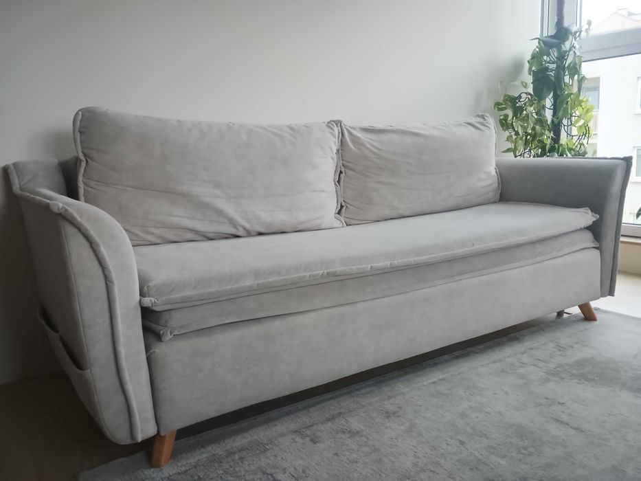 Komplet wypoczynkowy Sofa + Fotel + Puf, Easy Clean, Miuform