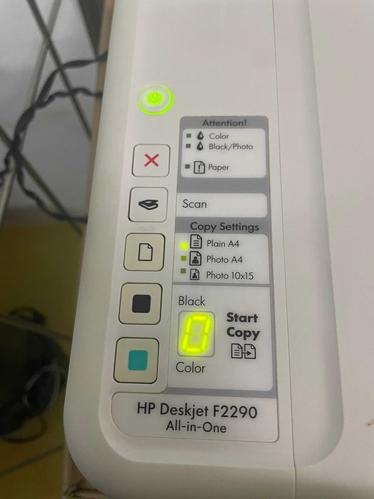 Impressora, Fotocopiadora e Scanner HP Deskjet F2290 All-in-One