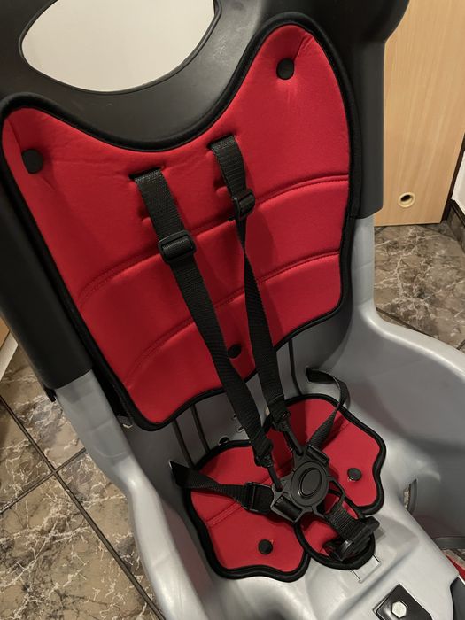 Fotelik rowerowy Bammax Sleepy do 22 kg – odchylany, na ramę, regulowany