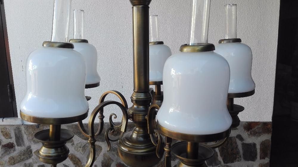 Candeeiro antigo em bronze