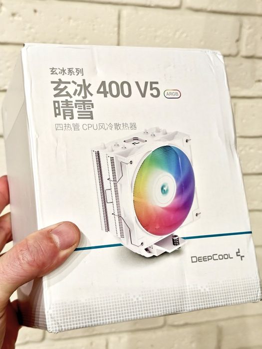 Кулер для процесора Deepcool AG400 V5 ARGB White